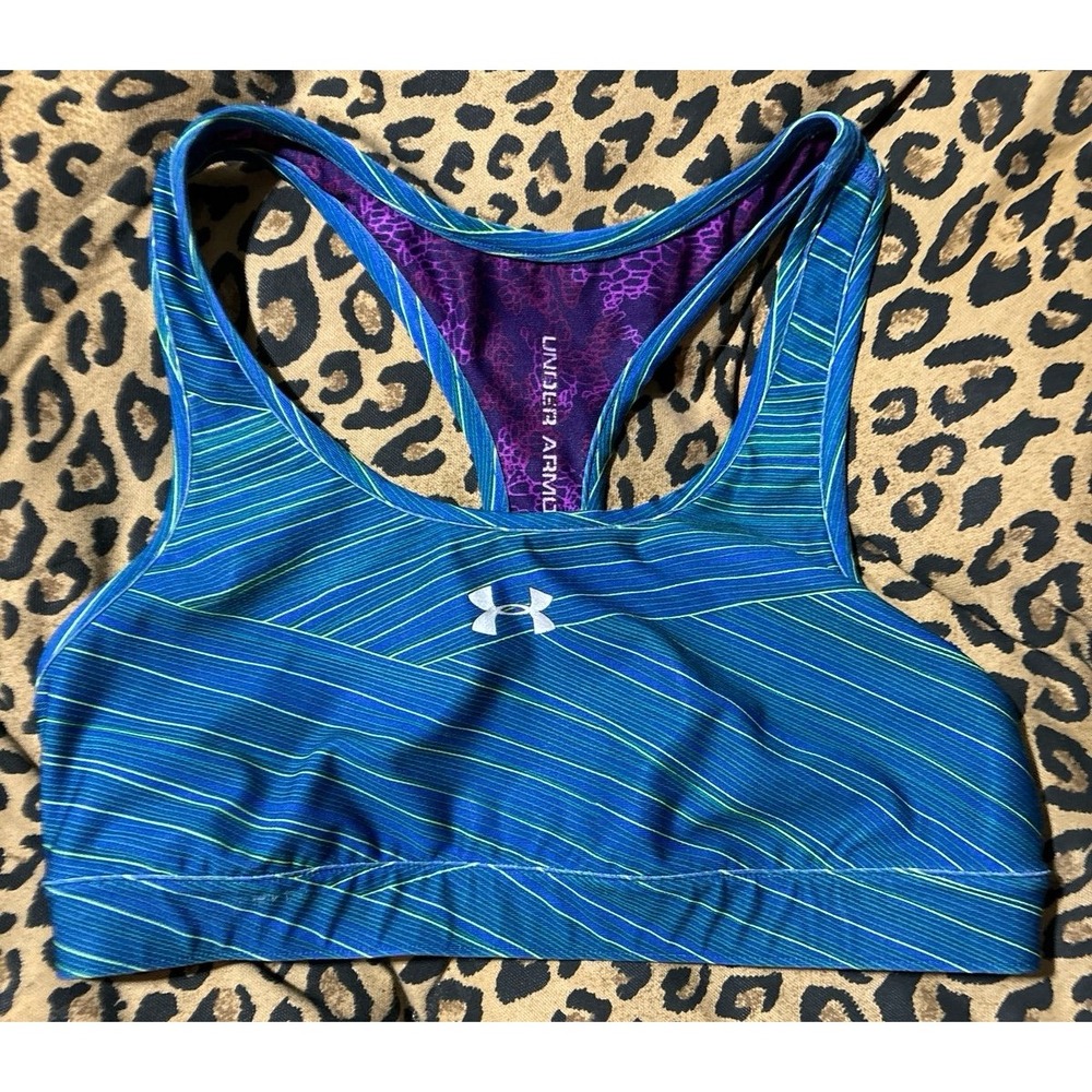 Under Armour Women's Warrior Medium Impact Sports Bra, Size Medium‎